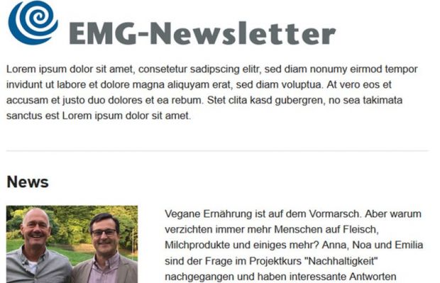 EMG-Newsletter geht an den Start
