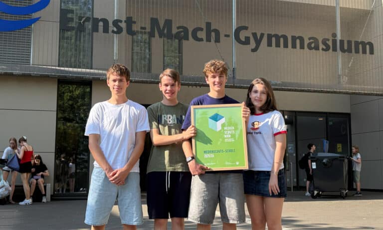EMG als Medienscout-Schule ausgezeichnet